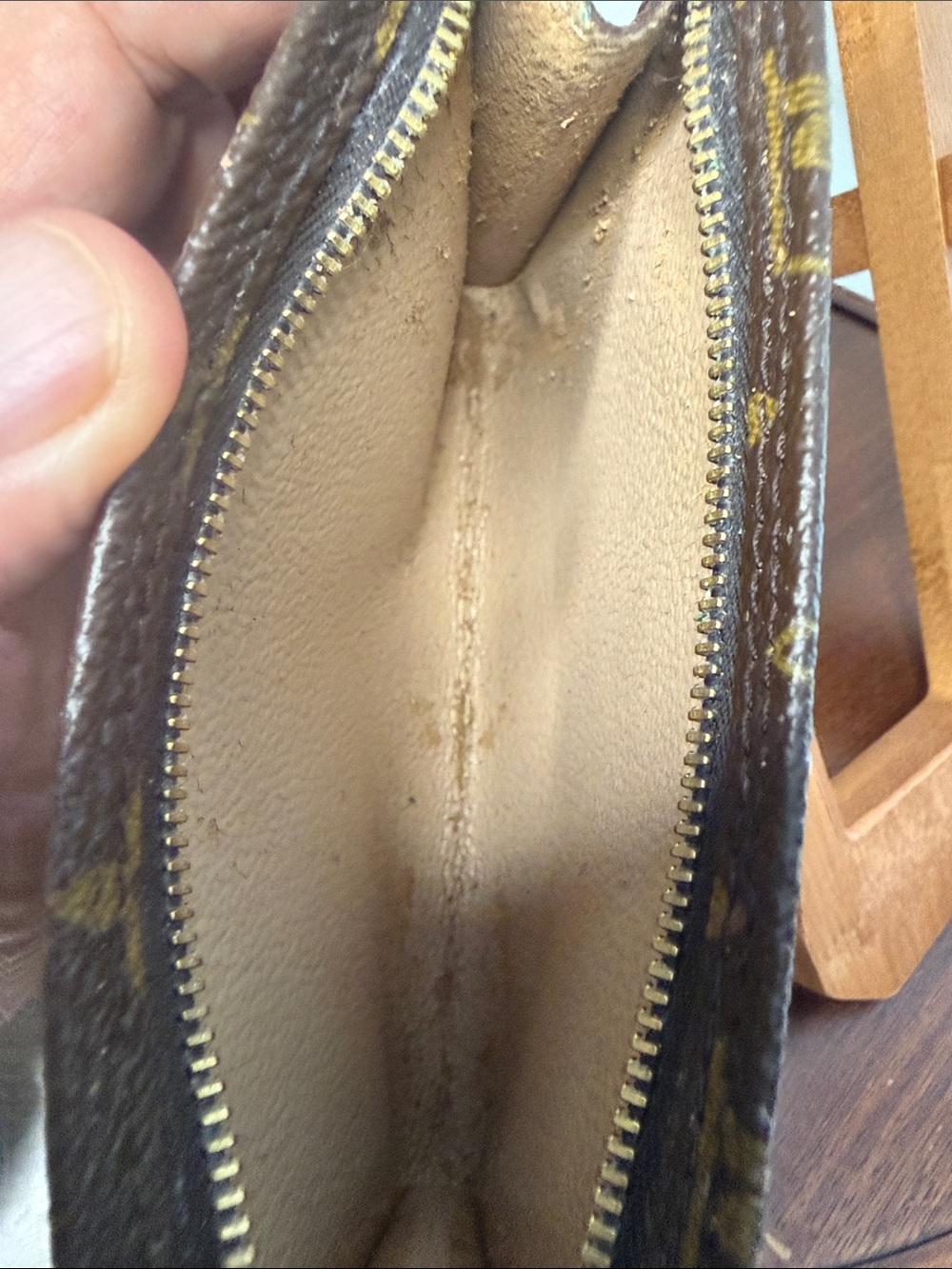 Authentic Louis Vuitton Bucket PM Accessories Pochette with 2 straps and insert - Picture 8 of 10